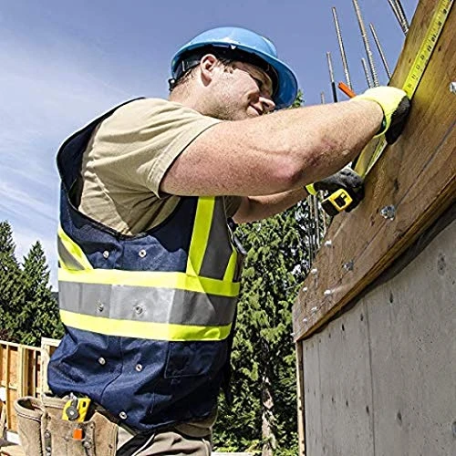 Pioneer Safety Hi-Vis Reflective Safety Vest for Men, Neon (V1020251U-L/XL)