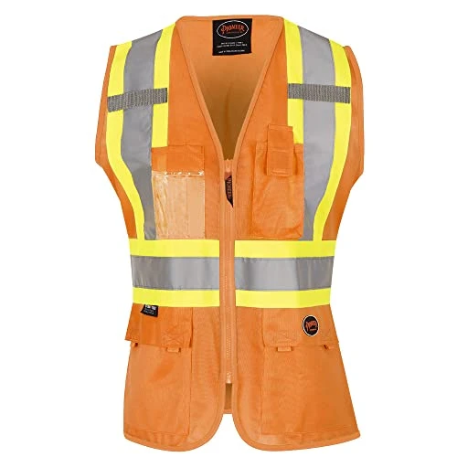 Pioneer Safety Women's High Visibility Reflective Safety Vest (V1021850U-L) — product image 2