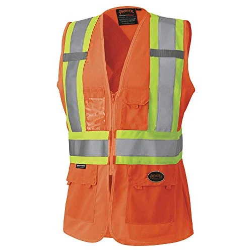 Pioneer Safety Women's Hi-Vis Reflective Safety Vest - Medium (V1021850U-M)