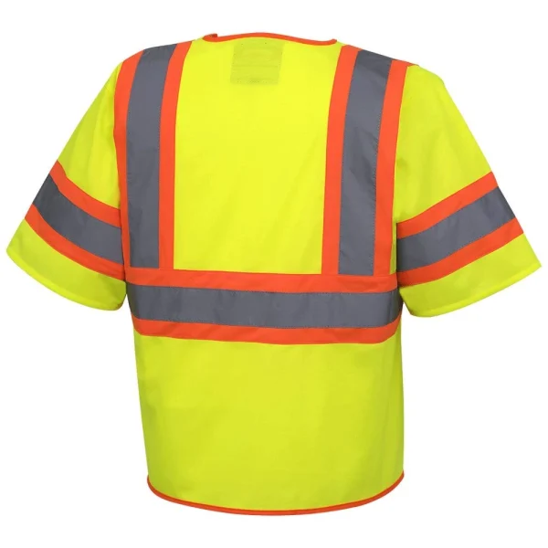Pioneer Safety Sleeved Safety Vest, Hi-Vis Yellow, M (V1023560U-M)