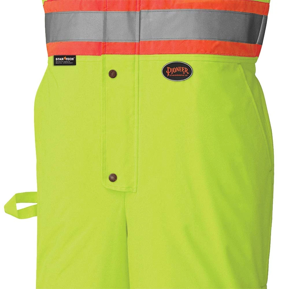Pioneer Safety High Visibility Waterproof, Windproof Bib Pant, Yellow, L (V1120661U-L) — product image 5