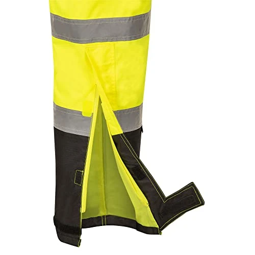 Pioneer Safety Ripstop High Visibility Bib Pant, Yellow/Green (V1200461U-XL) — product image 3