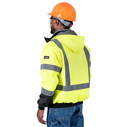 Pioneer Safety Nano Heated Insulated Safety Jacket Yellow/Green, XL (V1210160U-XL) — product image 2