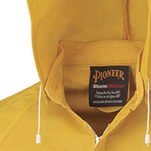 Pioneer Safety Repel Rain Gear Safety Jacket and Bib Pants, Yellow (V3010460U-S) — product image 3