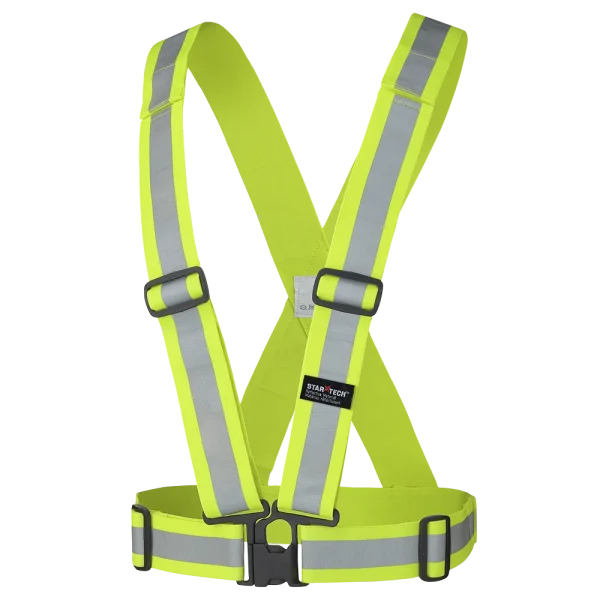 Pioneer Hi-Viz 2" Adjustable Safety Sash - Yellow/Green (V1040860U)