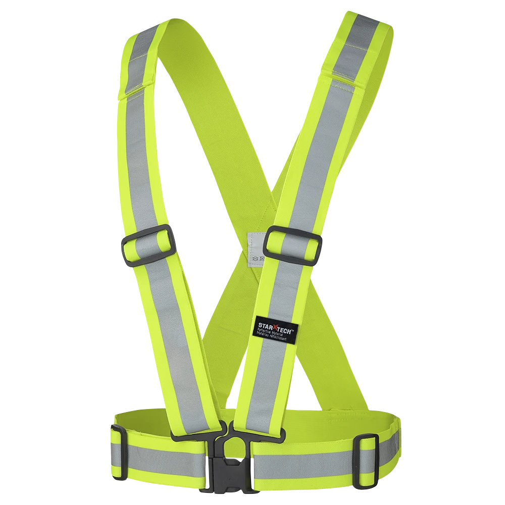 Pioneer Hi-Viz 2" Adjustable Safety Sash - Yellow/Green (V1040860U)