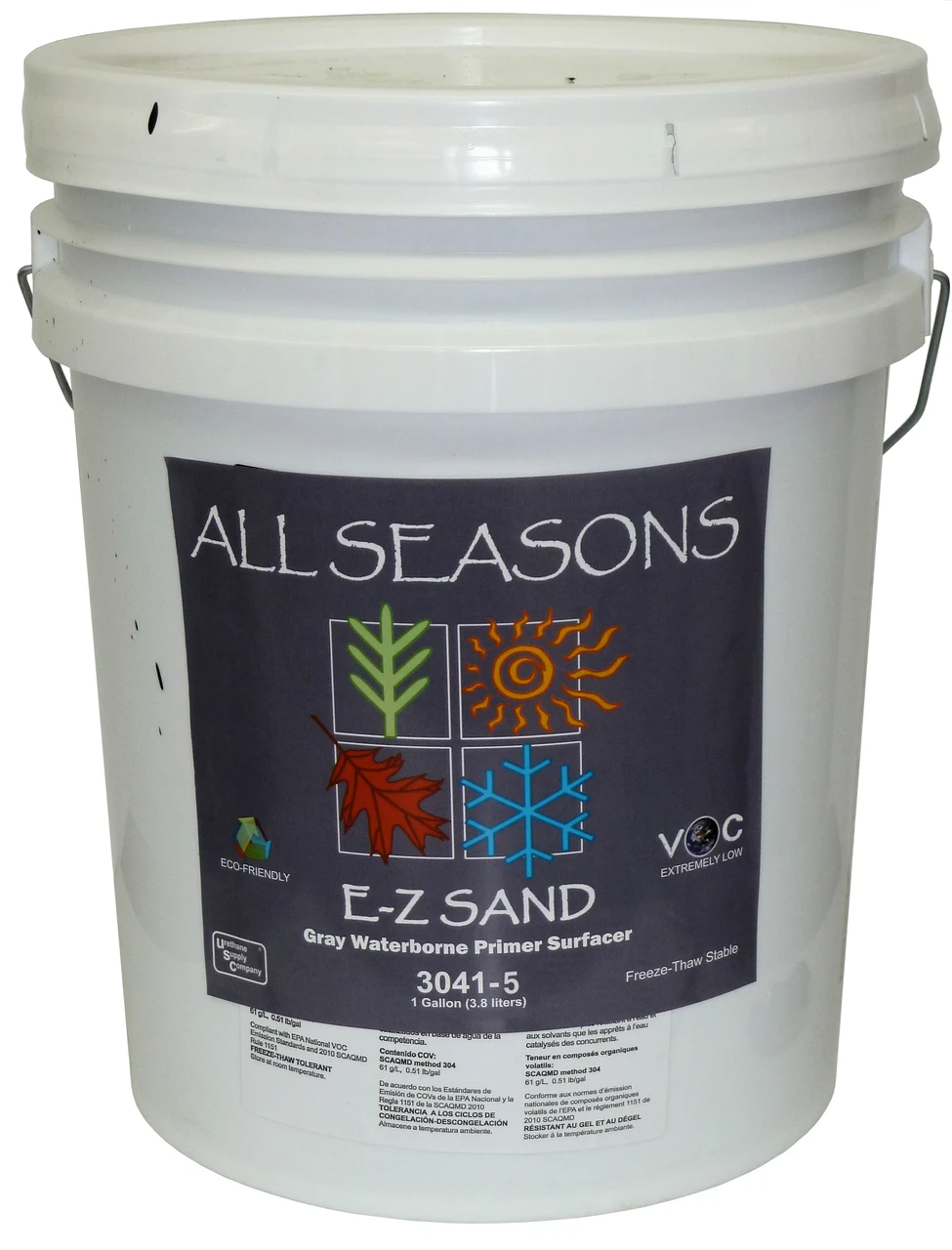 Polyvance All Seasons Light Gray Waterborne Primer-Surfacer - 5 Gallon Pail (416864)