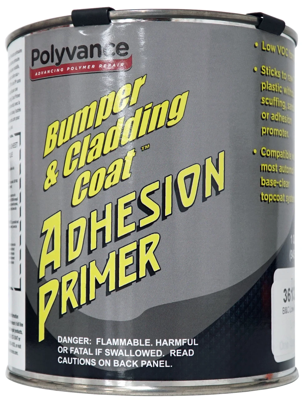 Polyvance Bumper And Cladding Coat Adhesion Primer Low Voc, White, Quart (625753)
