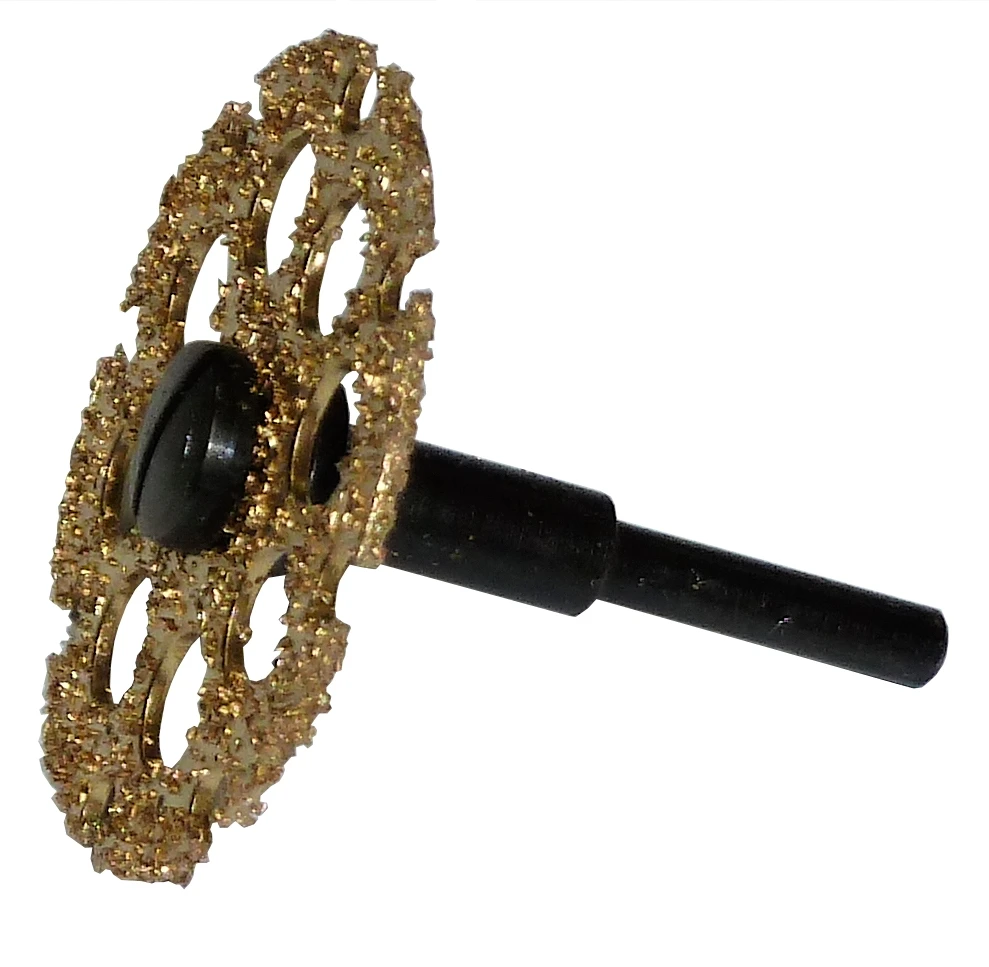 Polyvance Carbide Abrasive Coated Cutting/Shaping Wheel For Dremel Tool (6135)