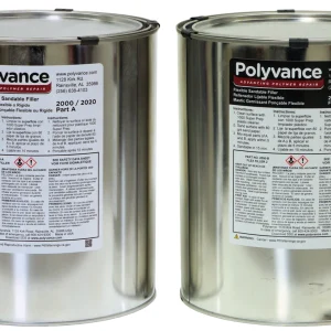 Polyvance Flex Filler Flexible Epoxy Adhesive/Filler, Gallon Kit (2000-1)