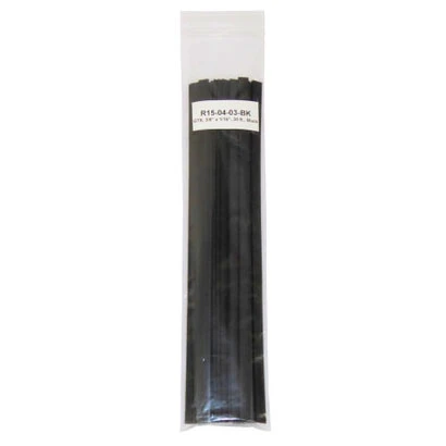 Polyvance Gtx (Pa+Ppe), 3/8" X 1/16" Ribbon, 30 Ft., Black (R15-04-03-BK)