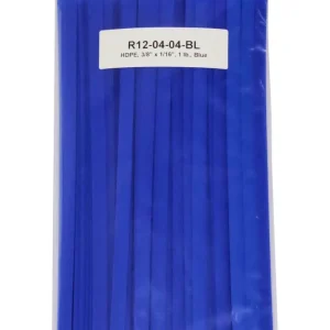 Polyvance High Density Polyethylene (Hdpe), 3/8" X 1/16", 1 Lb., Blue (R12-04-04-BL)