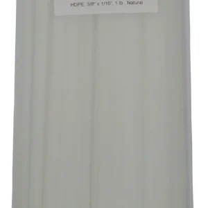 Polyvance High Density Polyethylene (Hdpe), 3/8" X 1/16", 1 Lb., Natural (R12-04-04-NT)