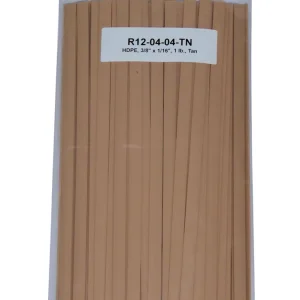 Polyvance High Density Polyethylene (Hdpe), 3/8" X 1/16", 1 Lb., Tan (R12-04-04-TN)