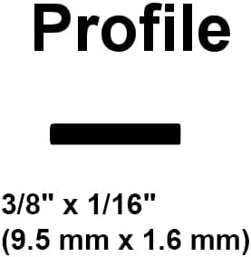 Polyvance High Density Polyethylene (Hdpe), 3/8" X 1/16", 5Ft, Green (R12-04-01-GN) — product image 2