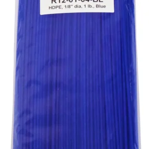 Polyvance High Density Polyethylene (Hdpe) Rod, 1/8" Diameter, 1 Lb., Blue (R12-01-04-BL)