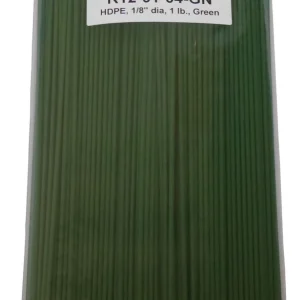 Polyvance High Density Polyethylene (Hdpe) Rod, 1/8" Diameter, 1 Lb., Green (R12-01-04-GN)