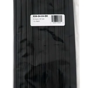 Polyvance Nylon Ribbon, 3/8" X 1/16", 1 Lb., Black (R06-04-04-BK)