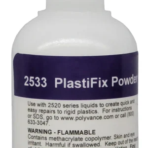 Polyvance Plastifix Powder, Small, 2 Fl Oz (59 Ml) Clear (2533)