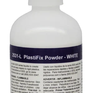 Polyvance Plastifix Powder, Small, 8 Fl Oz (236 Ml) White (2531-L)
