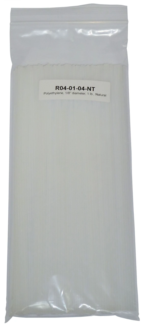 Polyvance Polyethylene Rod (Ldpe) 1/8" Diameter 1 Lb. Natural (R04-01-04-NT)