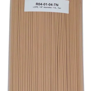 Polyvance Polyethylene Rod (Ldpe), 1/8" Diameter, 1 Lb., Tan (R04-01-04-TN)