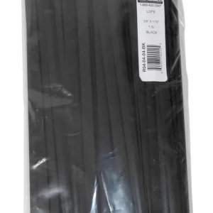 Polyvance Polyethylene Strip (Ldpe,) 3/8" X 1/16", 1 Lb., Black (R04-04-04-BK)