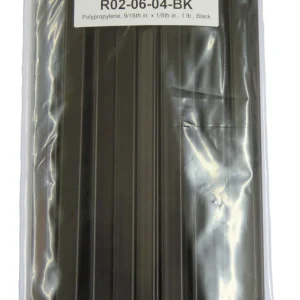 Polyvance Polypropylene Strip, 1/2" X 3/32", 1 Lb., Black (R02-06-04-BK)
