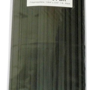 Polyvance Polypropylene Strip, 13/64" X 1/16", 1 Lb., Black (R02-07-04-BK)