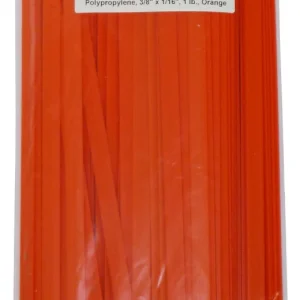 Polyvance Polypropylene Strip, 3/8" X 1/16", 1 Lb., Orange (R02-04-04-OR)
