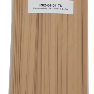 Polyvance Polypropylene Strip, 3/8" X 1/16", 1 Lb., Tan (R02-04-04-TN)