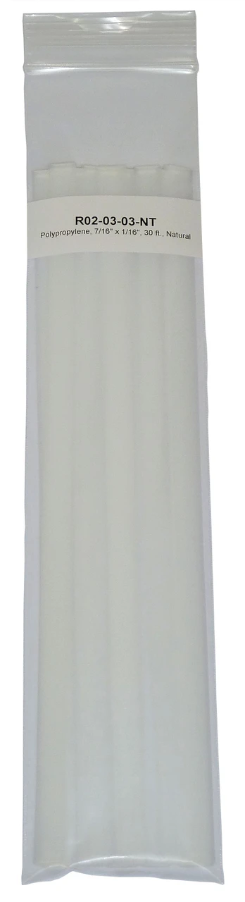Polyvance Polypropylene Strip, 7/16" X 1/16", 30 Ft., Natural (R02-03-03-NT)