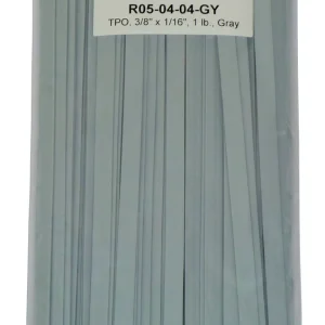 Polyvance Tpo Strip, 3/8" X 1/16", 1 Lb., Gray (R05-04-04-GY)