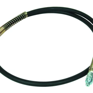 Porto-Power Hose With Male Coupler - 1/4 " Id, 1/4" Nptf Connection, 6 Foot (B65291)