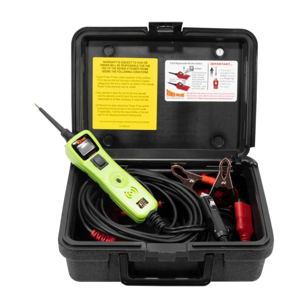 Power Probe III Circuit Tester Green with Case & Accessories (PP319FTCGRN)