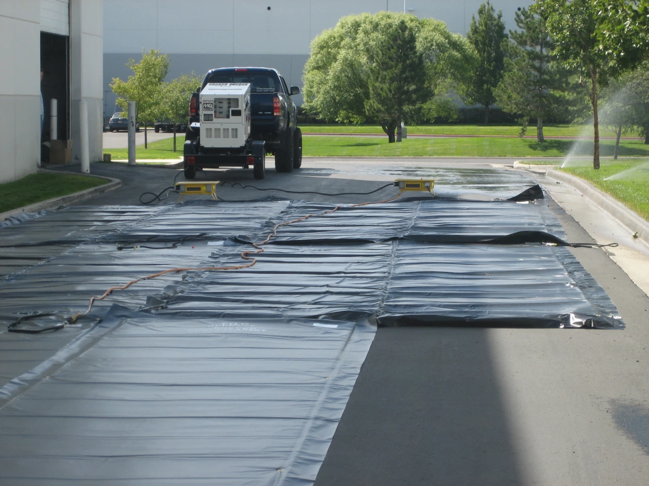 Powerblanket Heated Concrete Blanket 5'X10' Heated 6'X11' Finished (MD0510) — product image 4