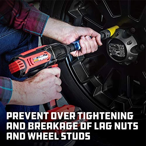 Powerbuilt Torque-Limiting Extension Bar & Lug Nut Socket Set (240258) — product image 2