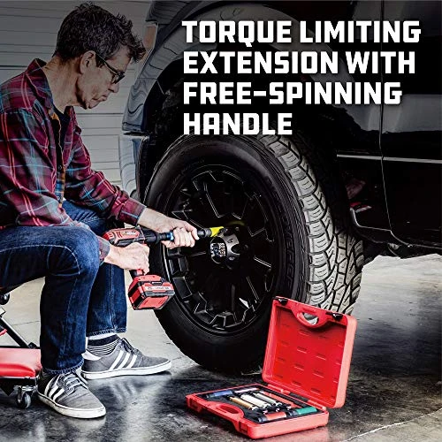 Powerbuilt Torque-Limiting Extension Bar & Lug Nut Socket Set (240258) — product image 4
