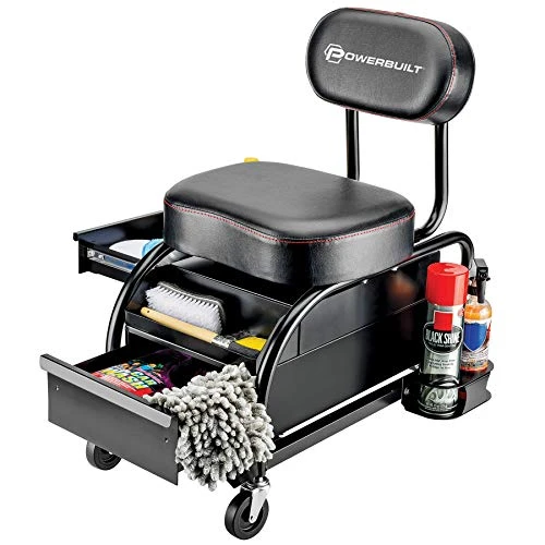 Powerbuilt Professional Detailer Roller Seat (240299) — product image 4