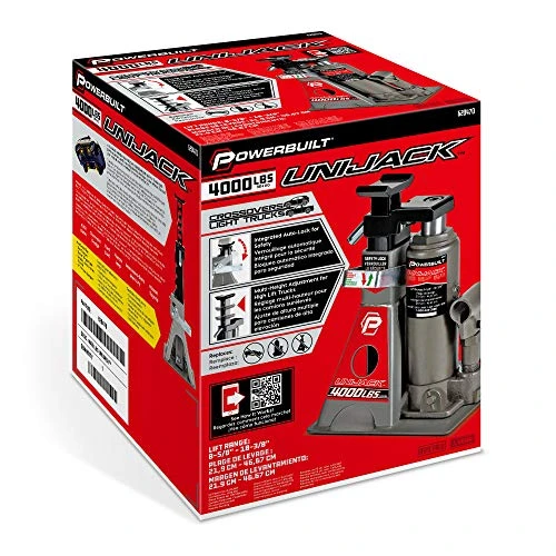 Powerbuilt 2-Ton Unijack Hydraulic Bottle Jack & Jackstand (620470) — product image 4
