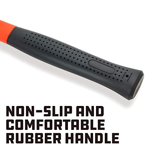 Powerbuilt 16-oz Claw Hammer with Fiberglass Handle (JB-ALT-640948) — product image 3