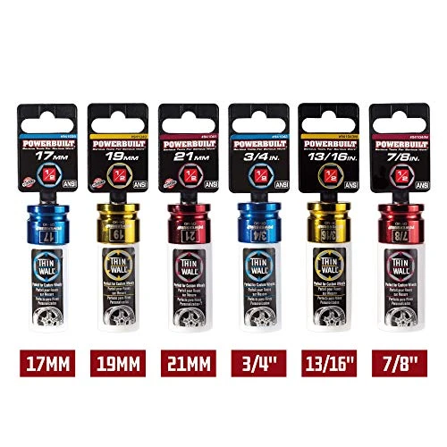 Powerbuilt 642397 2-Piece Metric Lug Nut Socket Set (JB-ALT-642397) — product image 2