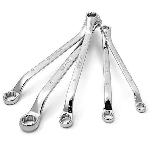 Powerbuilt 5-Piece Metric Offset Box End Wrench Set (644053)