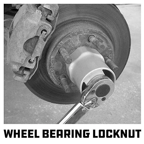 Powerbuilt 2-9/16-in 6-Point Wheel Bearing Lock Nut Socket (647067) — product image 3