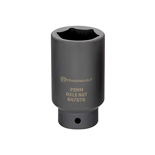 Powerbuilt 29mm Axle Nut Socket, 1/2" Drive (647076)