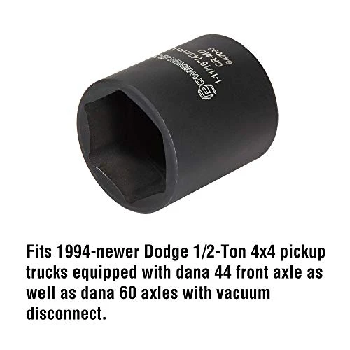 Powerbuilt Dodge Spindle Nut Socket 1-11/16" 1/2" Drive (647093) — product image 2