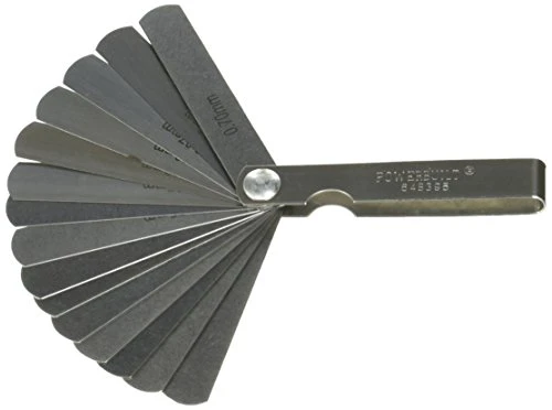 Powerbuilt 15 Blade Metric Feeler Gauge (648395)