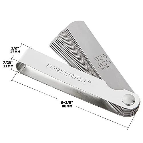 Powerbuilt 26-Blade Master Feeler Gauge Set (648517) — product image 3