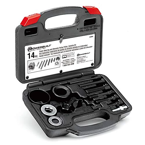 Powerbuilt Power Steering and Alternator Pulley Tool Set (648605)