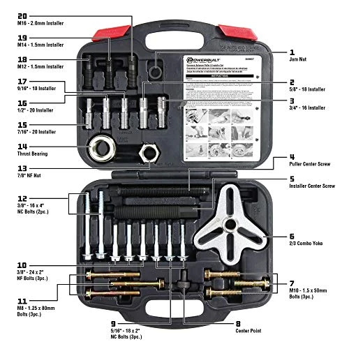 Powerbuilt Harmonic Balancer Puller & Installer Tool Set (648637) — product image 5
